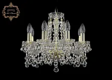 Люстра подвесная хрустальная 11.26.8.141.Gd.B Bohemia Art Classic прозрачная на 8 ламп, основание золотое в стиле классический Люстра подвесная хрустальная 11.26.8.141.Gd.B Bohemia Art Classic прозрачная на 8 ламп, основание золотое в стиле классический